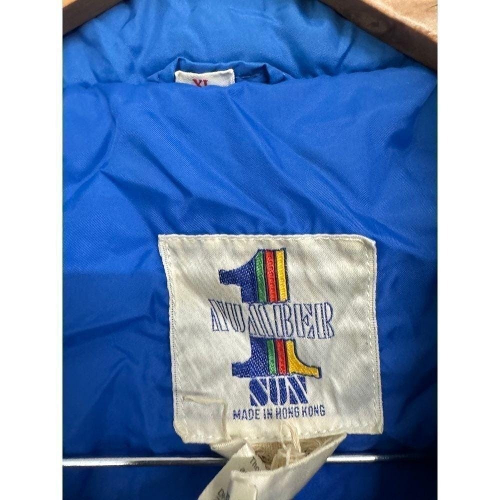Number 1 Vintage 80's | Sun Thickly Insulated puffer Jacket Men's XL - Picture 4 of 7
